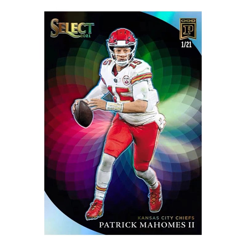 Фото Коллекционные карточки PANINI Select Football Series: Аарон Роджерс, Патрик Махоумс, Том Брейди, Тревор Лоуренс. Набор для самостоятельной сборки, игрушки, подарок. №4