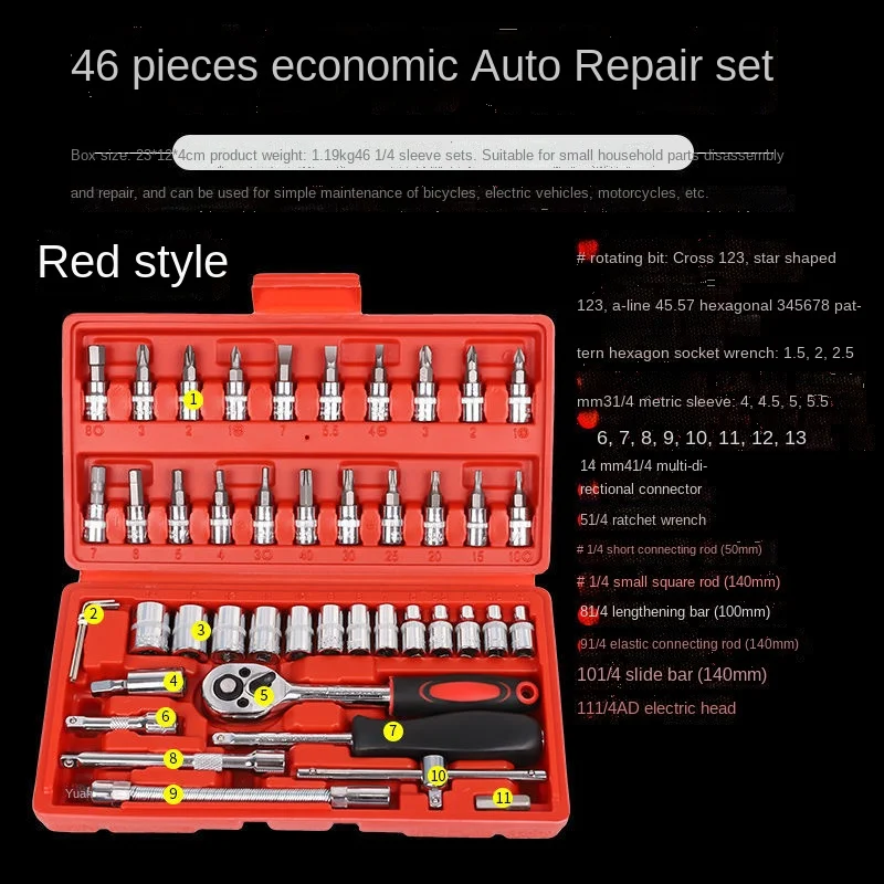 

Набор инструментов для ремонта автомобиля