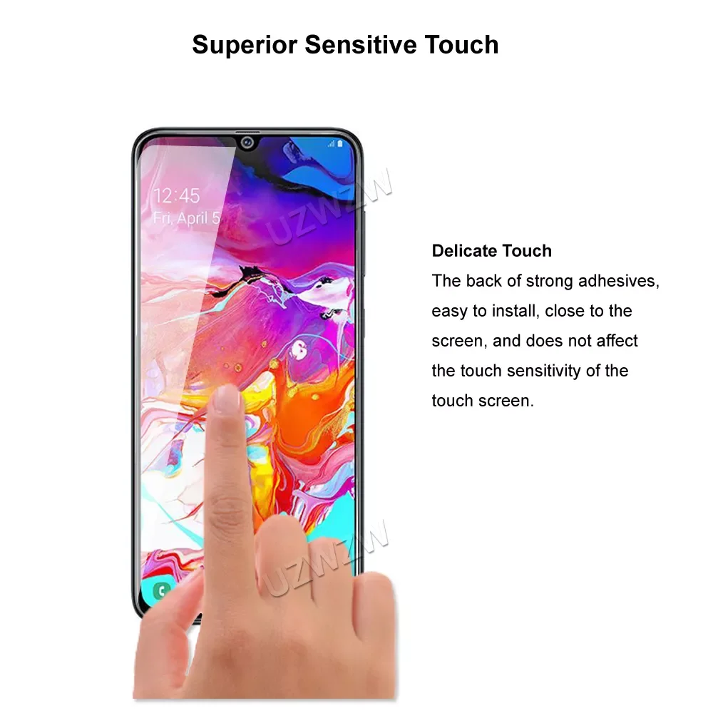 For Samsung Galaxy A70 A70s Tempered Glass Screen Protectors Protective Guard Film HD Clear
