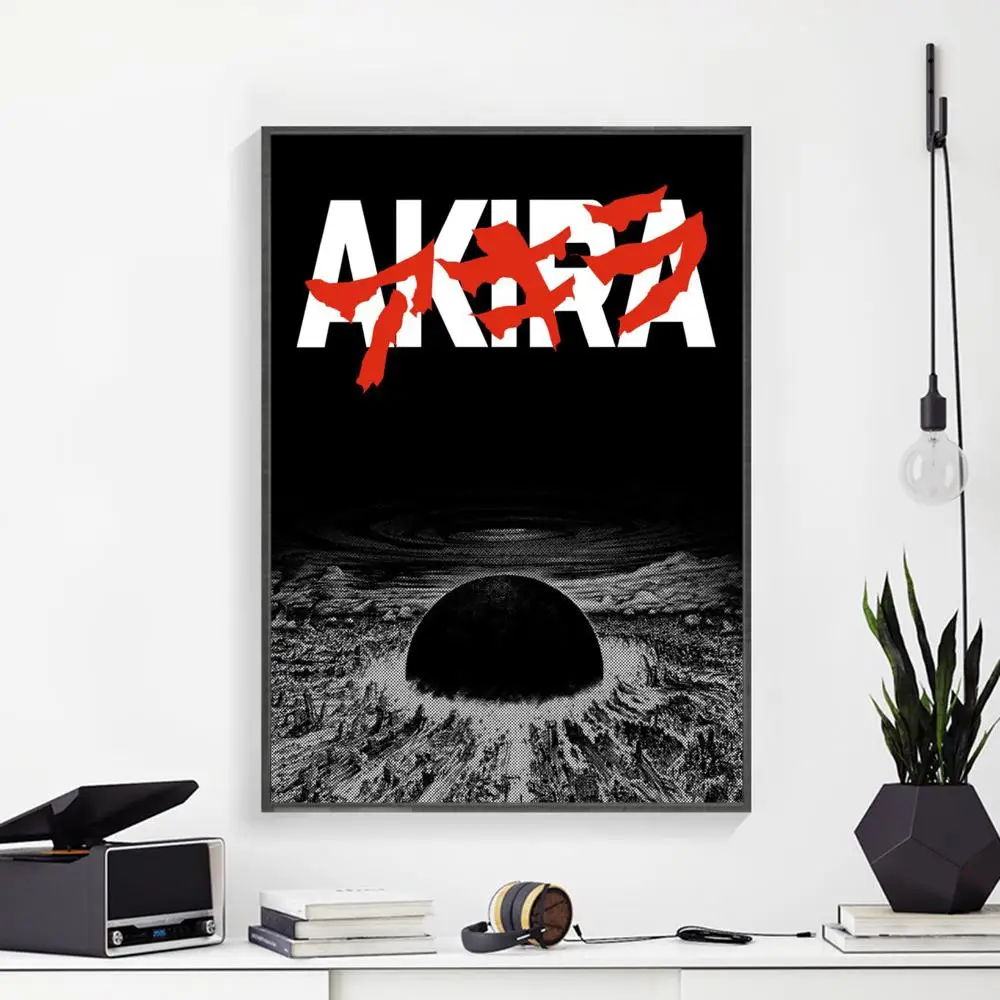 

AKIRA классический японский аниме-плакат ins живопись каллиграфия выставка масляный холст синтетическое волокно для гостиной столовой спальни