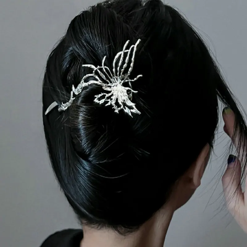 

New Butterfly Clip Metal Butterfly Hair Claw for Women Twist Hairpin Hair Clips Gripper Claws Ponytail Claw Clip