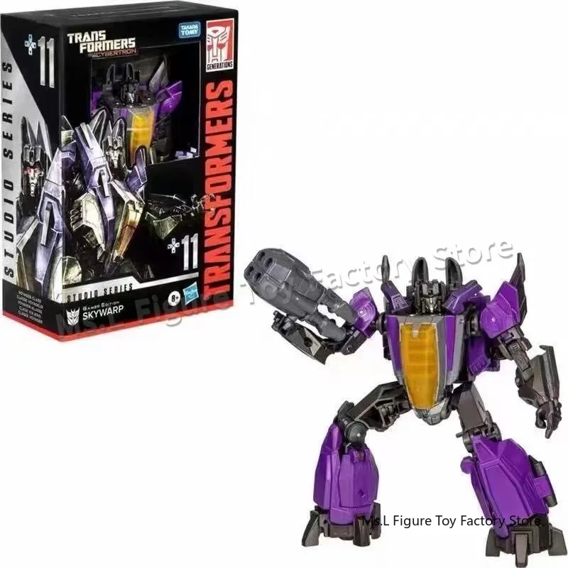 Фото Новинка в наличии: Hasbro Transformers Classic Toys Gamer Edition WFC GE-11 Skywarp, аниме-модель, игрушки для мальчиков, подарки, оригинальная коробка №4