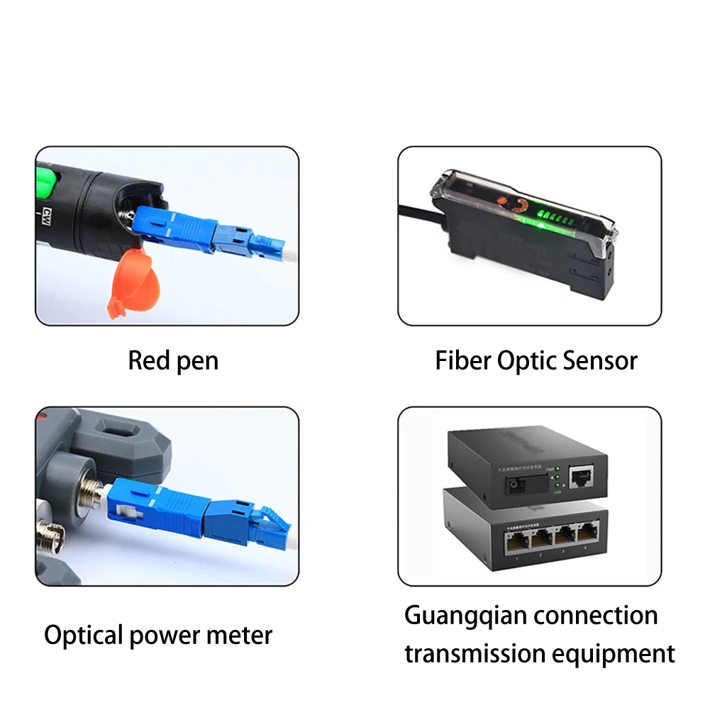 

SC Rotary LC Mother Energy Conversion Head Fiber Rotor SC Male-LC Mother Photoresmal Power Meter Red Light Pen Adapter