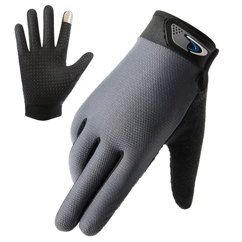 Сетчатые рыболовные перчатки с закрытыми пальцами, летние мужские и женские рыболовные перчатки, длинные дышащие рыболовные аксессуары для горного спорта с сенсорным экраном