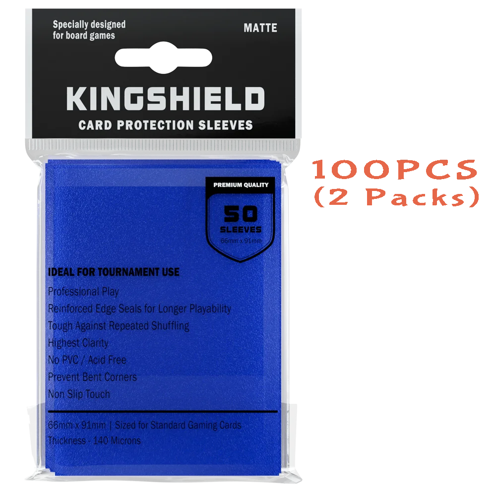 100PCS Matte Colorful Standard Size Card Sleeves TCG Trading Cards Protector Tarot Shield Board Games Magical Cover PKM 66x91mm - купить по