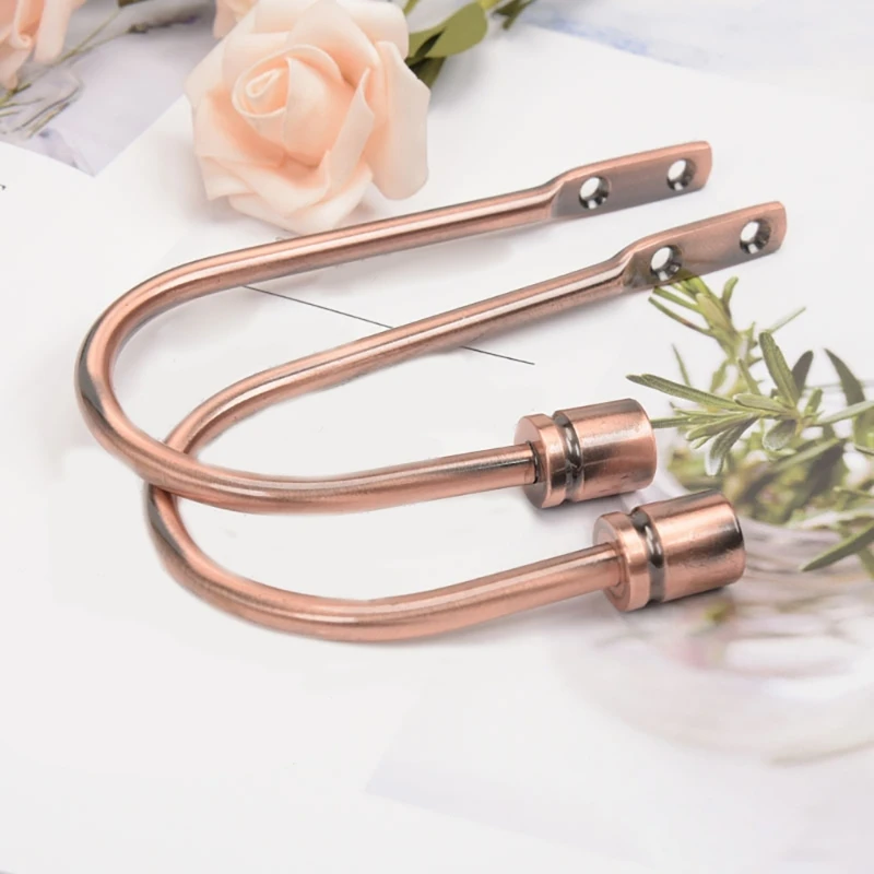 Элегантные металлические фиксаторы для штор 2 шт. настенные подхваты оконной