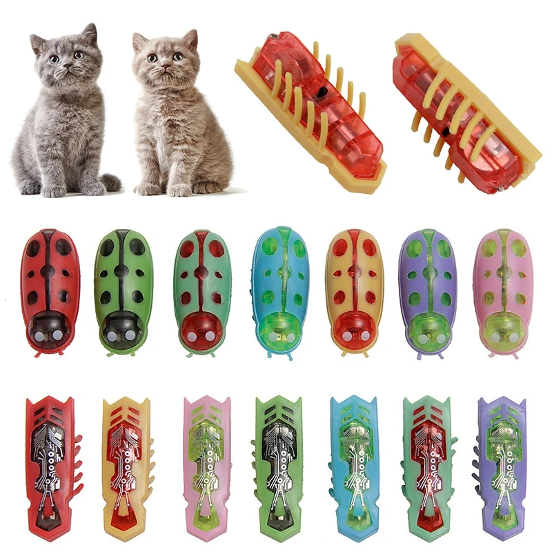 

Автоматическая игрушка для кошек, забавная электрическая игрушка для кошек, для бега, тараканов, интерактивная игрушка для котят, товары дл...