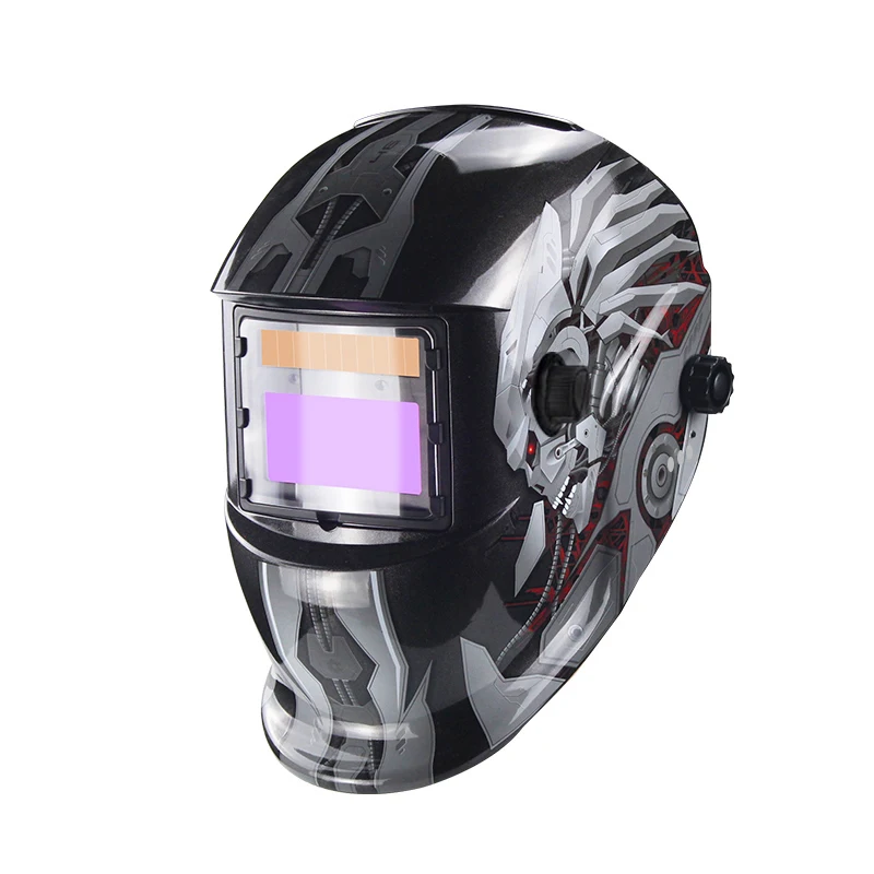 Lithium battery solar auto dimming/shading true color welding mask and helmet