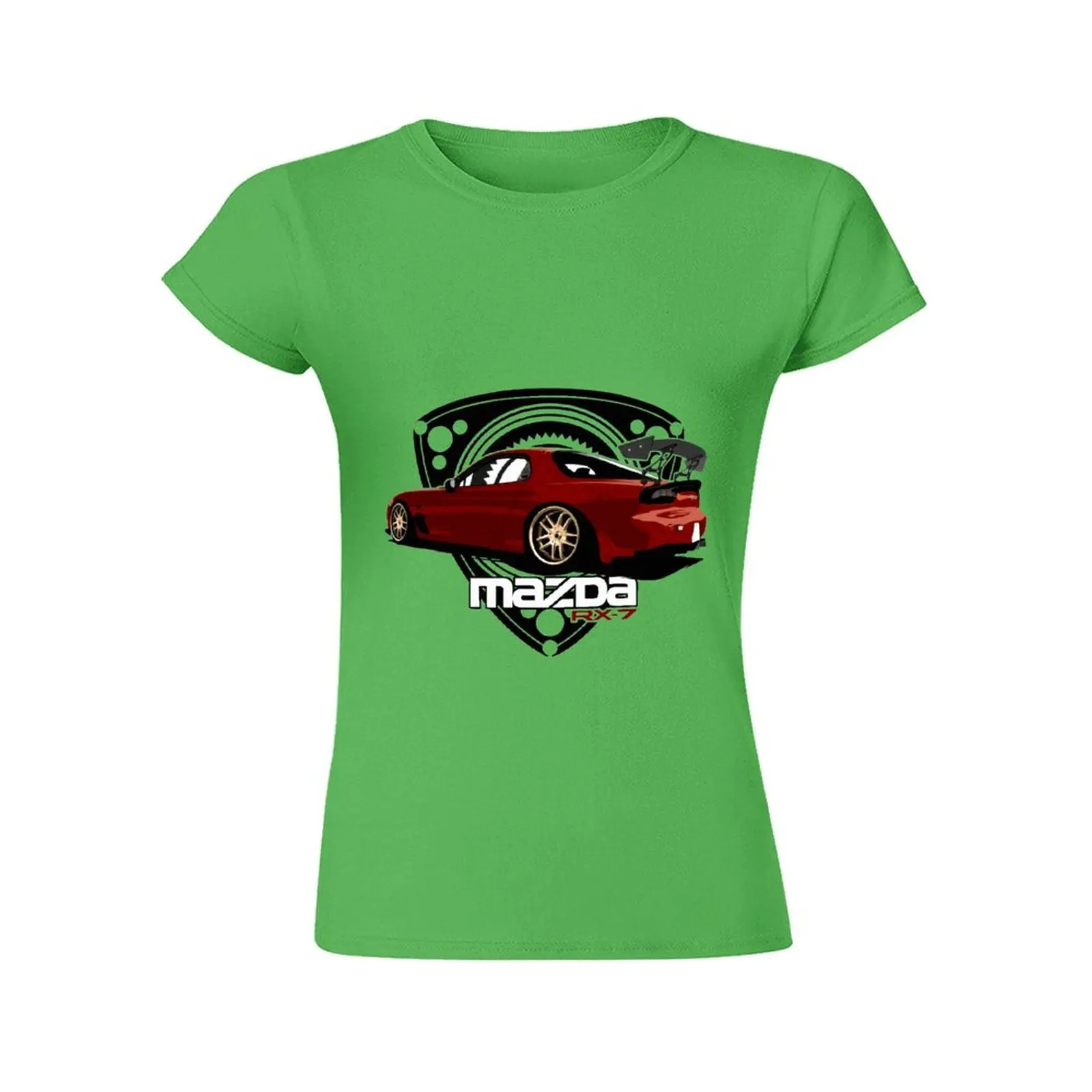 

JDM Japan Car Japanese Nostalgic New Lovely 100%Cotton T Shirt Harajuku Women Fashion Printed Short Sleeve T-shirt