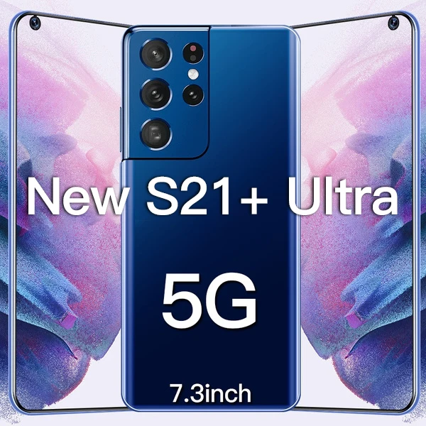 2022 s21 ultra global version 7 3 inch smartphone 16gb 512gb 6800mah 48mp 5g network unlock mobile phones celulares telefone free global shipping