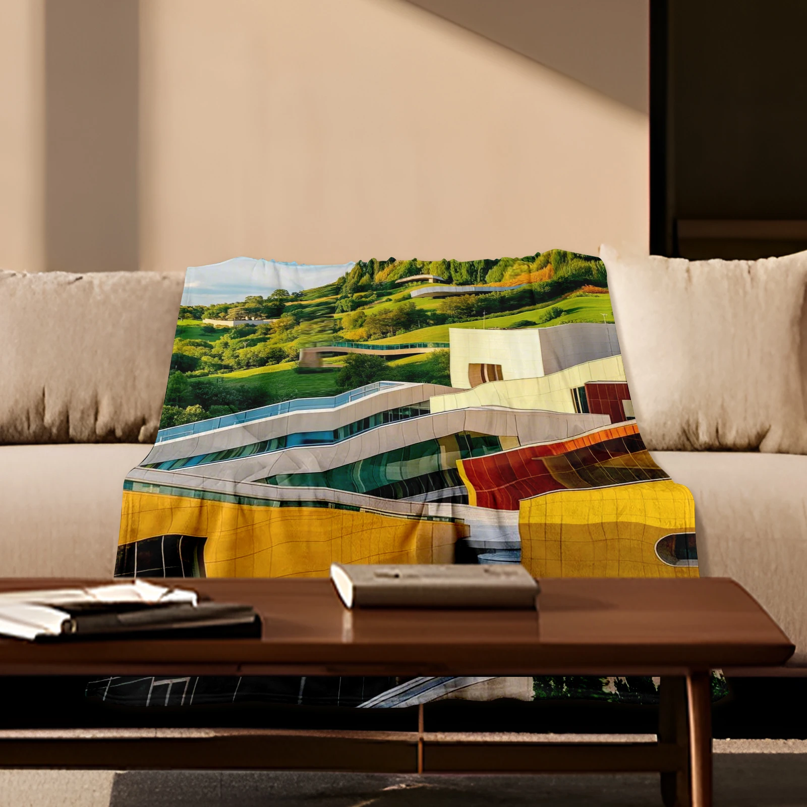 Вдохновленный Восточным зданием национальной галереи искусства. Эта одеяло Merges.