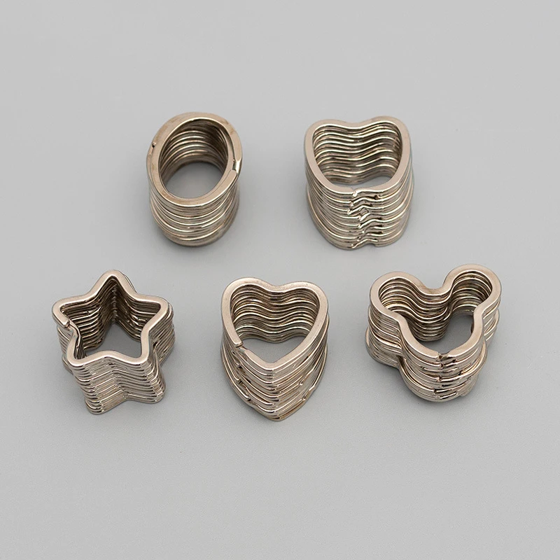 

5pcs Plated Big Star Lobster Clasp Key Hooks DIY Jewelry Findings For Making Key Rings Key Chain Accessories