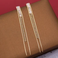 earrings europe and the united states popular earring earrings south korea advanced simple fashion atmosphere new long tassel rh