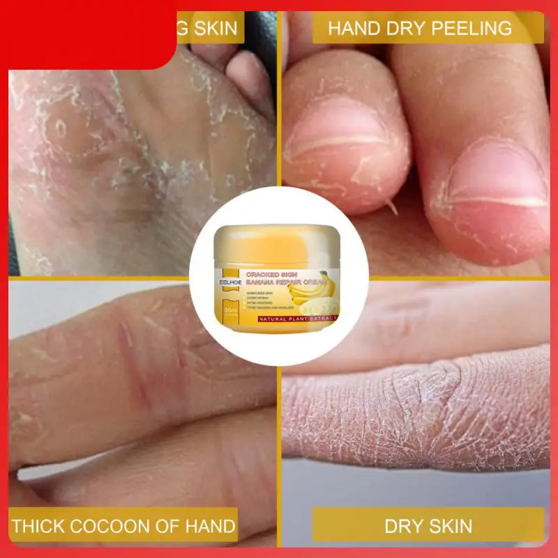 

50g Natural Banana Oil Anti-Drying Crack Foot Cream Heel Cracked Repair Cream Removal Dead Skin Moisturizing Hand Feet Care HOT