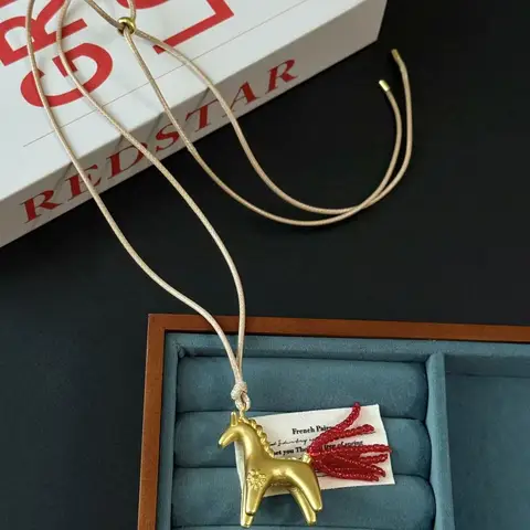 LATS металлические бусины с подвеской в виде лошади