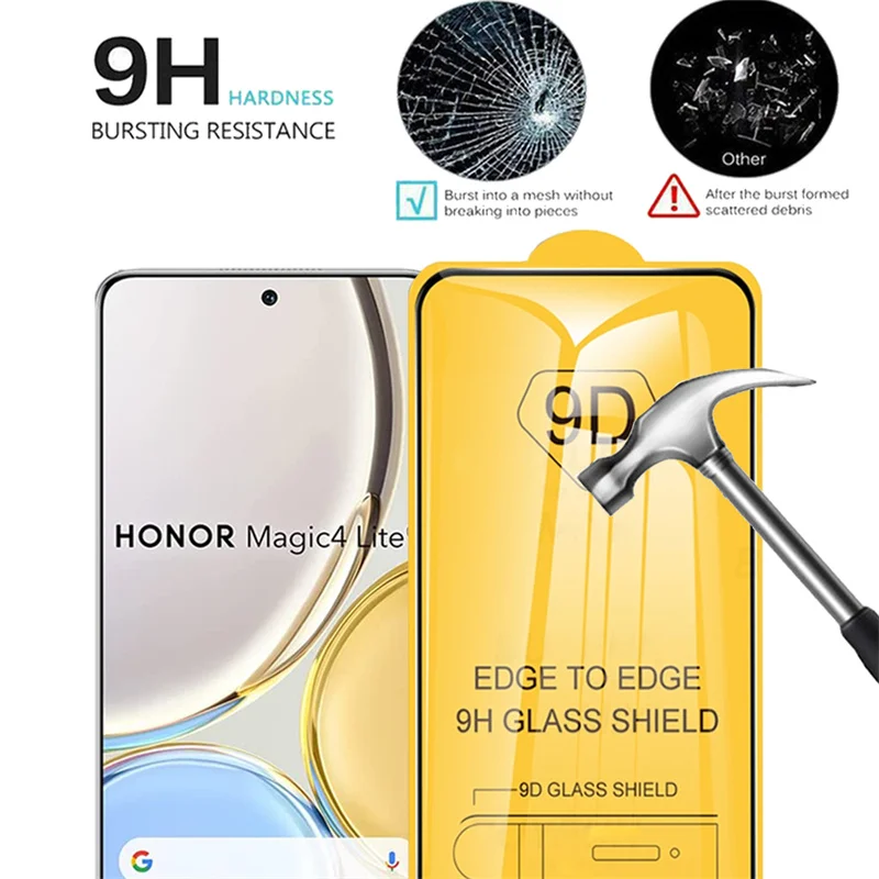 Pelicula honor magic 4 lite,Front Protective Film Honor Magic4 Lite 5G Tempered Glass Fo Honor X8 x9 Screen Protector Magic4Lite
