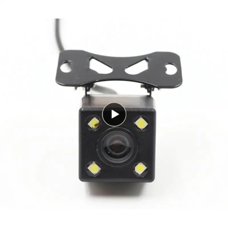 

12v Reverse Parking Backup Camera Easy To Install Hd Optical Lens Car Rear View Camera Waterproof Durable Car Supplies 800tv Led