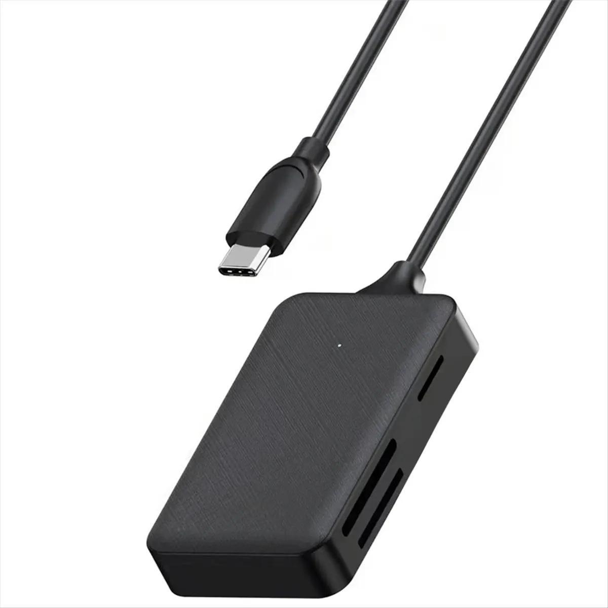 Фото (A60I) Кардридер 4-в-1 Type-C для карт памяти SD, Micro-SD, TF, MS, адаптер для ноутбуков и ПК, универсальный OTG-кардридер №4