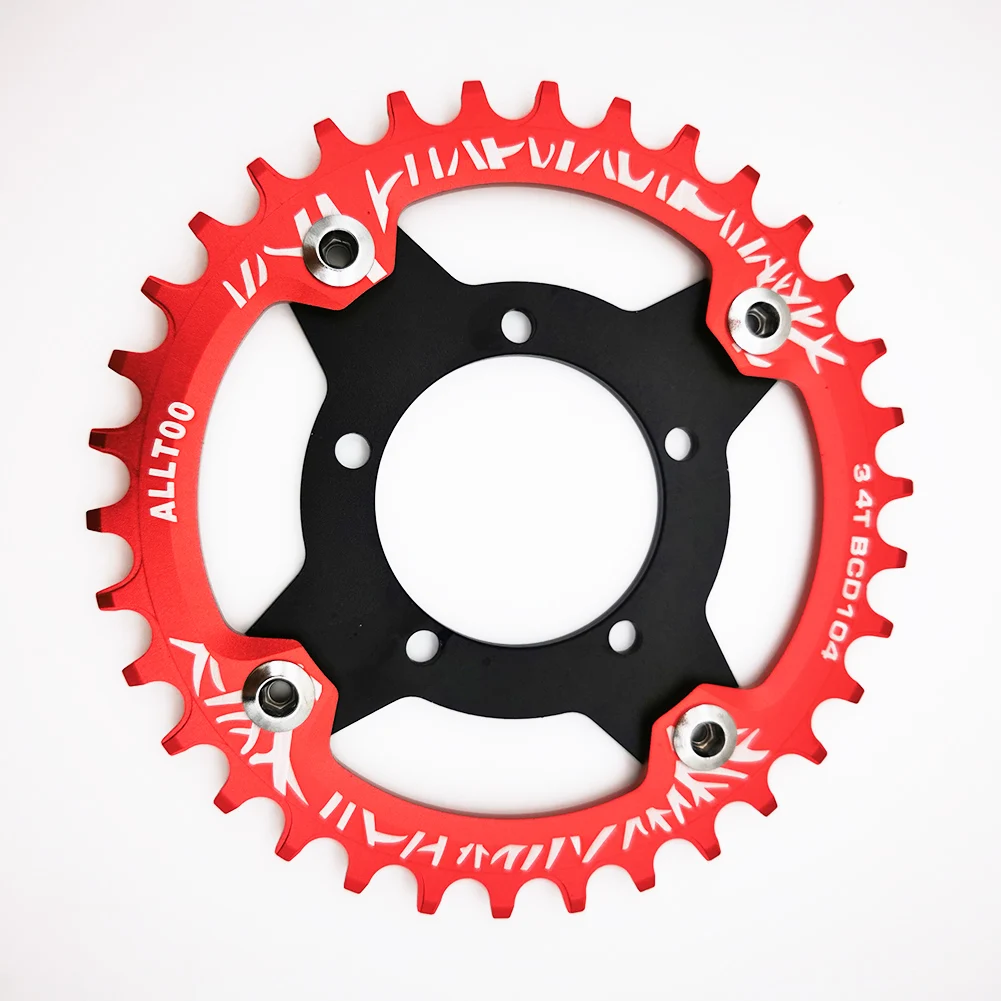 

Электрический велосипед Ebike 32T/34T/ 36T/ 38TChainring адаптер для Bafang BBS01/02 Средний приводной двигатель аксессуары для электрического велосипеда