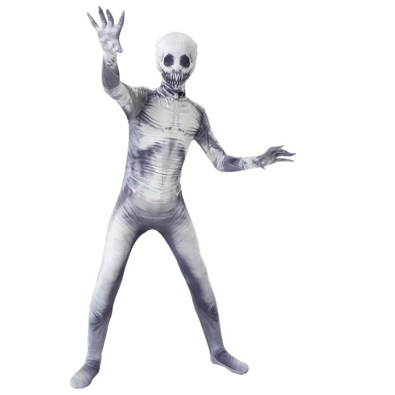 

Zombie Jumpsuit Halloween Cosplay Costume Adult Kid Skeleton Bodysuit Festival Party Mascot Garment Horror Style Clothes Anime