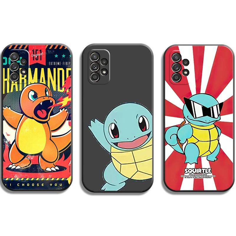 

Pokemon Pikachu Phone Cases For Samsung Galaxy A31 A32 A51 A71 A52 A72 4G 5G A11 A21S A20 A22 4G Cases Funda Back Cover Carcasa