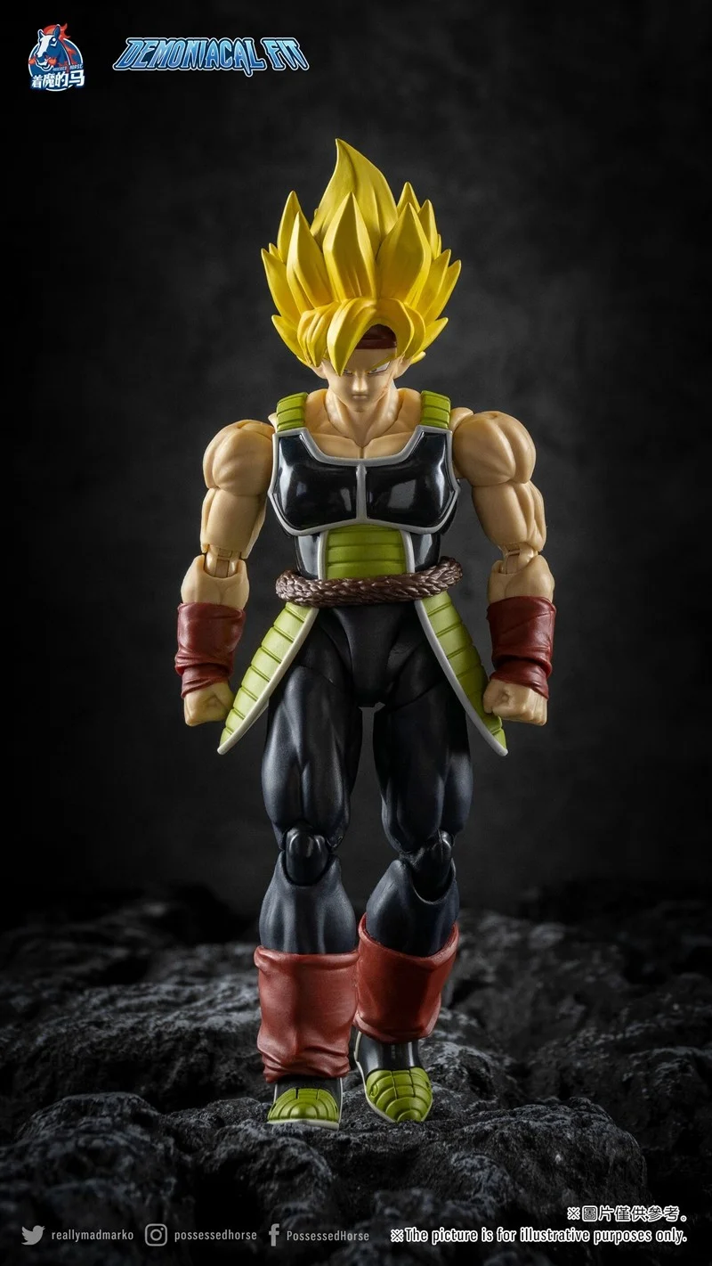 Фото В наличии: Magic Pact Movable, Dragon Ball, SHF, набор аксессуаров для головы персонажа Бардока из серии Super Series, коллекционные игрушки-реплики №1