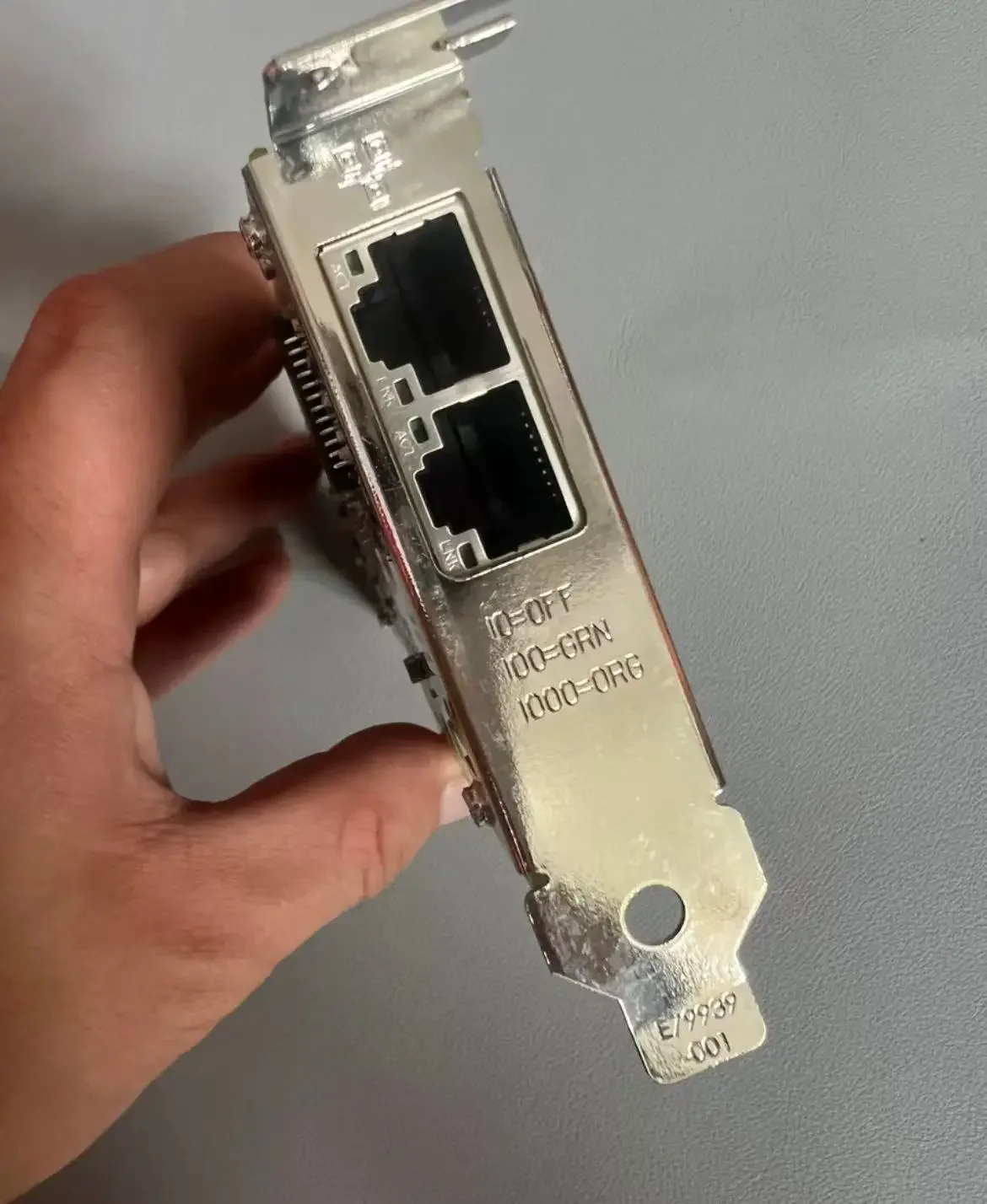 Фото ДЛЯ Intel I340-T2 2-портовая карта с синей этикеткой Совершенно новая №3