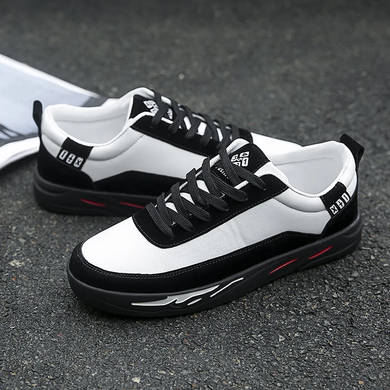 

Новинка Весна 2022, черные мужские кроссовки, Удобная Спортивная повседневная обувь для улицы, Нескользящие износостойкие кроссовки с резино...