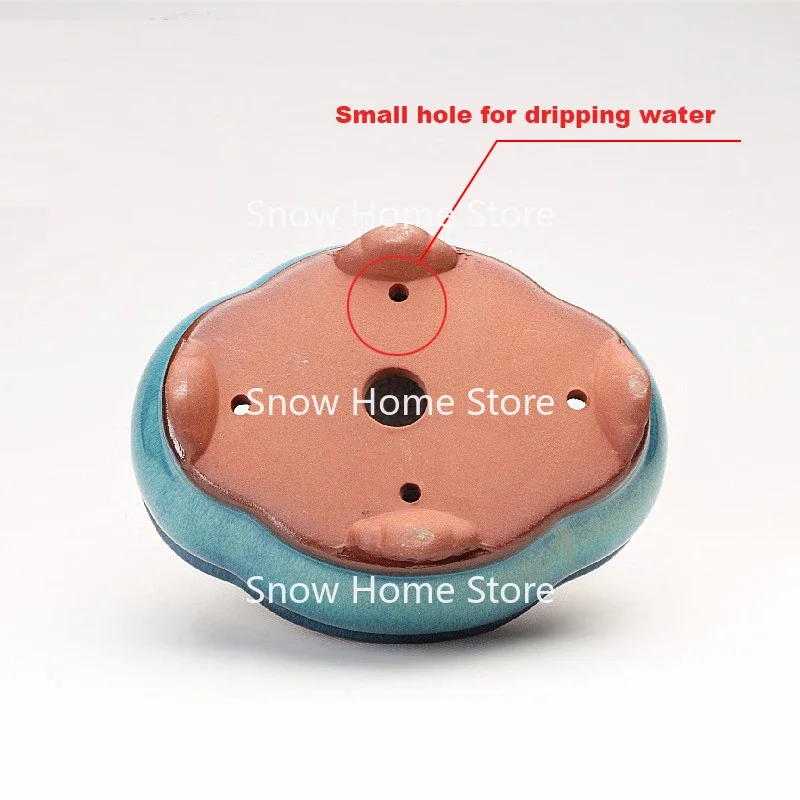 Креативный китайский стиль цветочный горшок для бонсай вентиляция фиолетовые