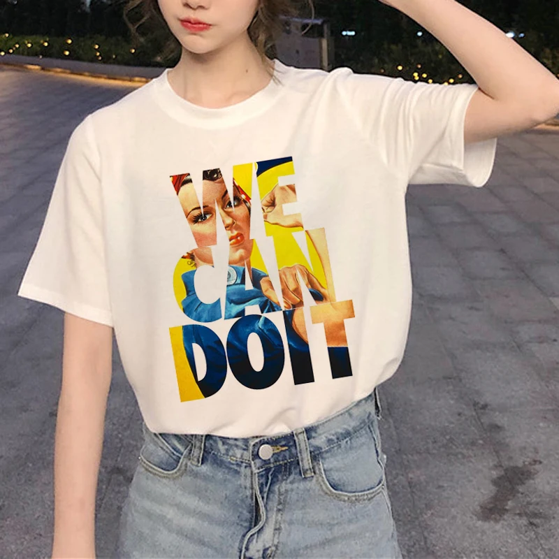 Новые феминистские футболки женские с рисунком правых девушек прайсов 90-х в