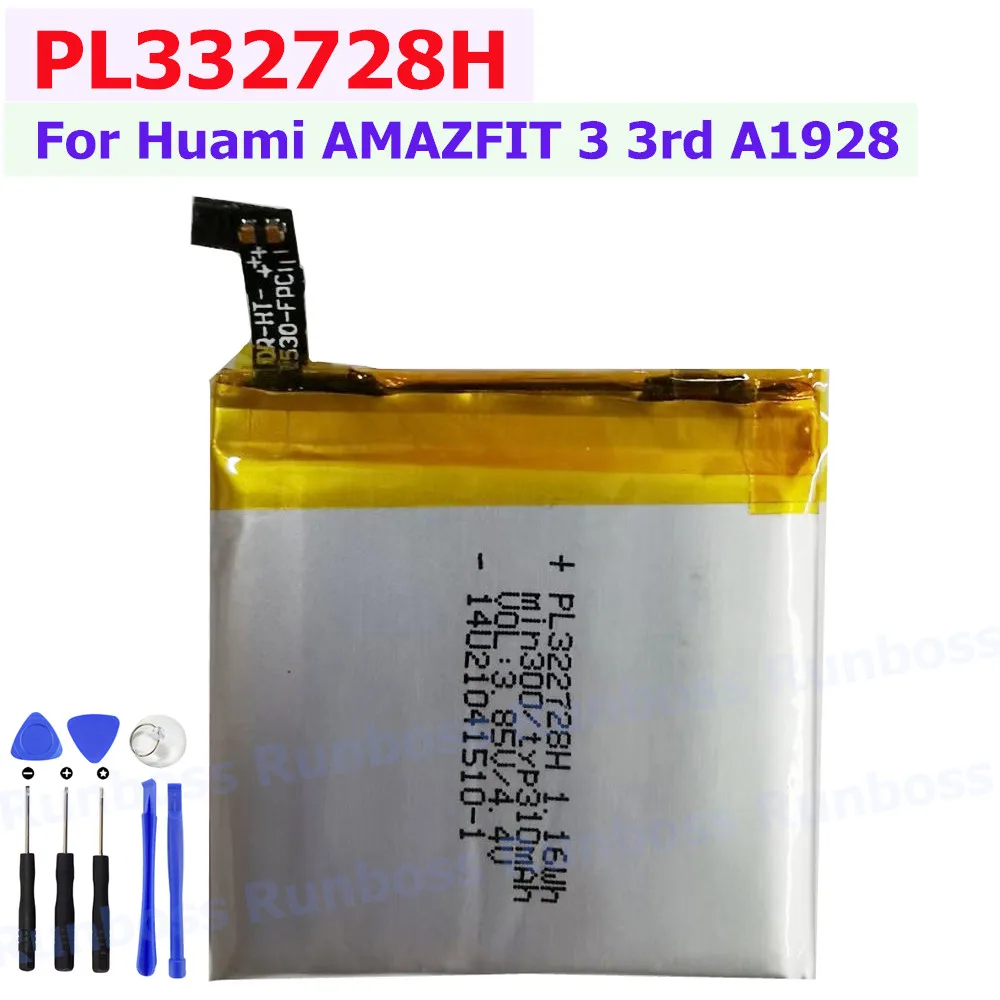Аккумулятор H 3 8 В 310 мАч для умных часов Huami AMAZFIT 3rd A1928