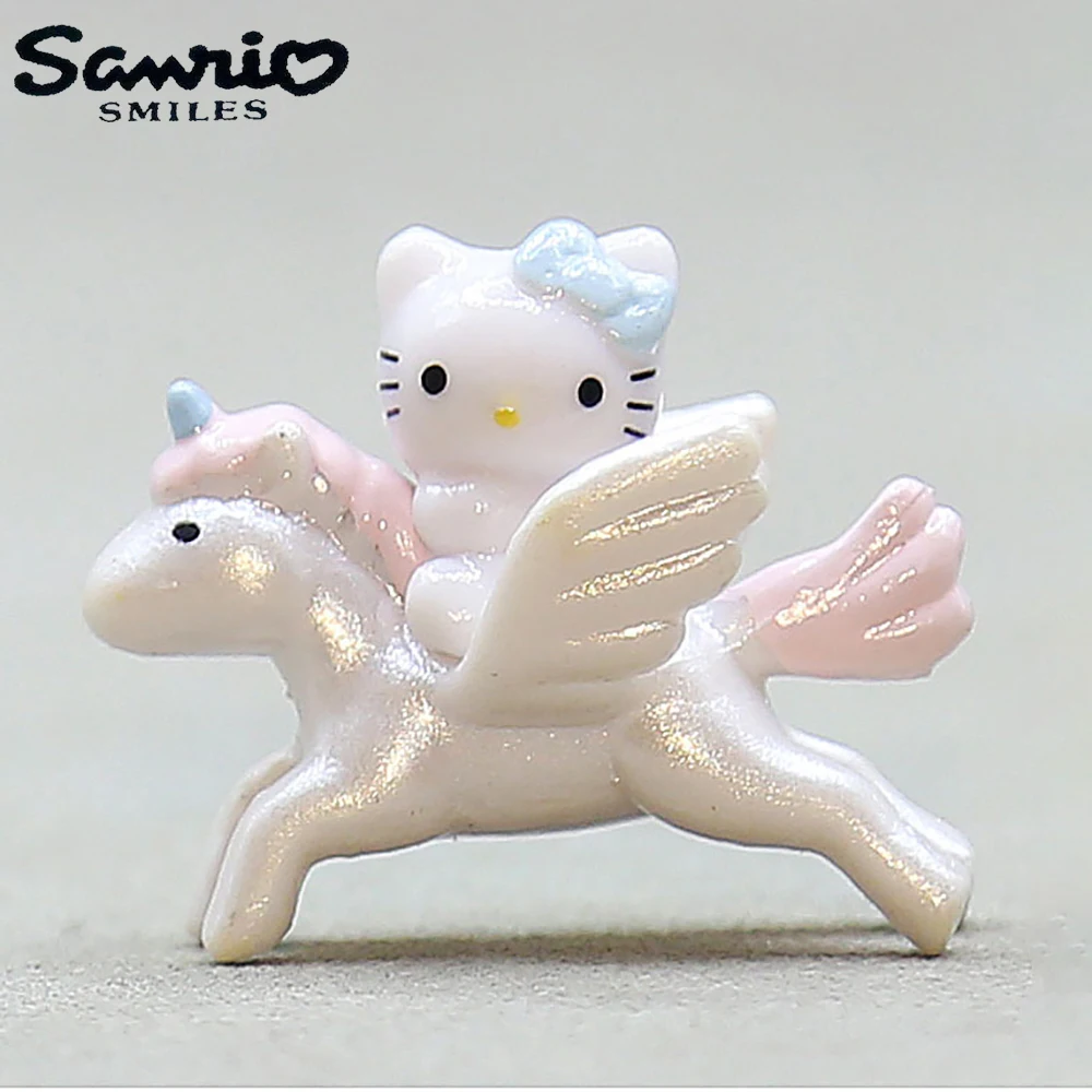 

Sanrio Anime 3Cm Figure Hello Kitty Angel Cat Doll Kawaii Cake Room Decorative Decoration Christmas Toy Gifts For Girls Children