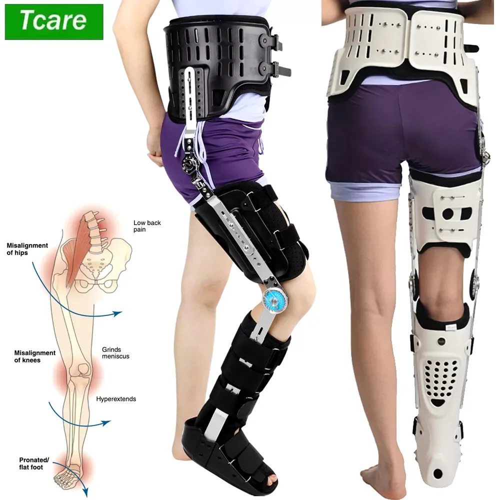 

Tcare Hip Knee Ankle Foot Orthosis for Hip Fracture Femoral Femur Fracture Hip Instability Fixation of Lower Limb Paralysis Leg