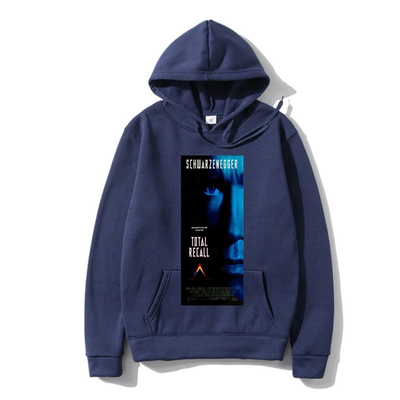 

Hoodi Total Recall 1990 Poster Arnold Schwarzeneger Outerwear 100% Cotton Autumns S-3Xl Style Round Hoody