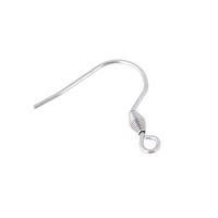 onwear 50pcs stainless steel earrings hooks for jewelry making diy earing findings accessories