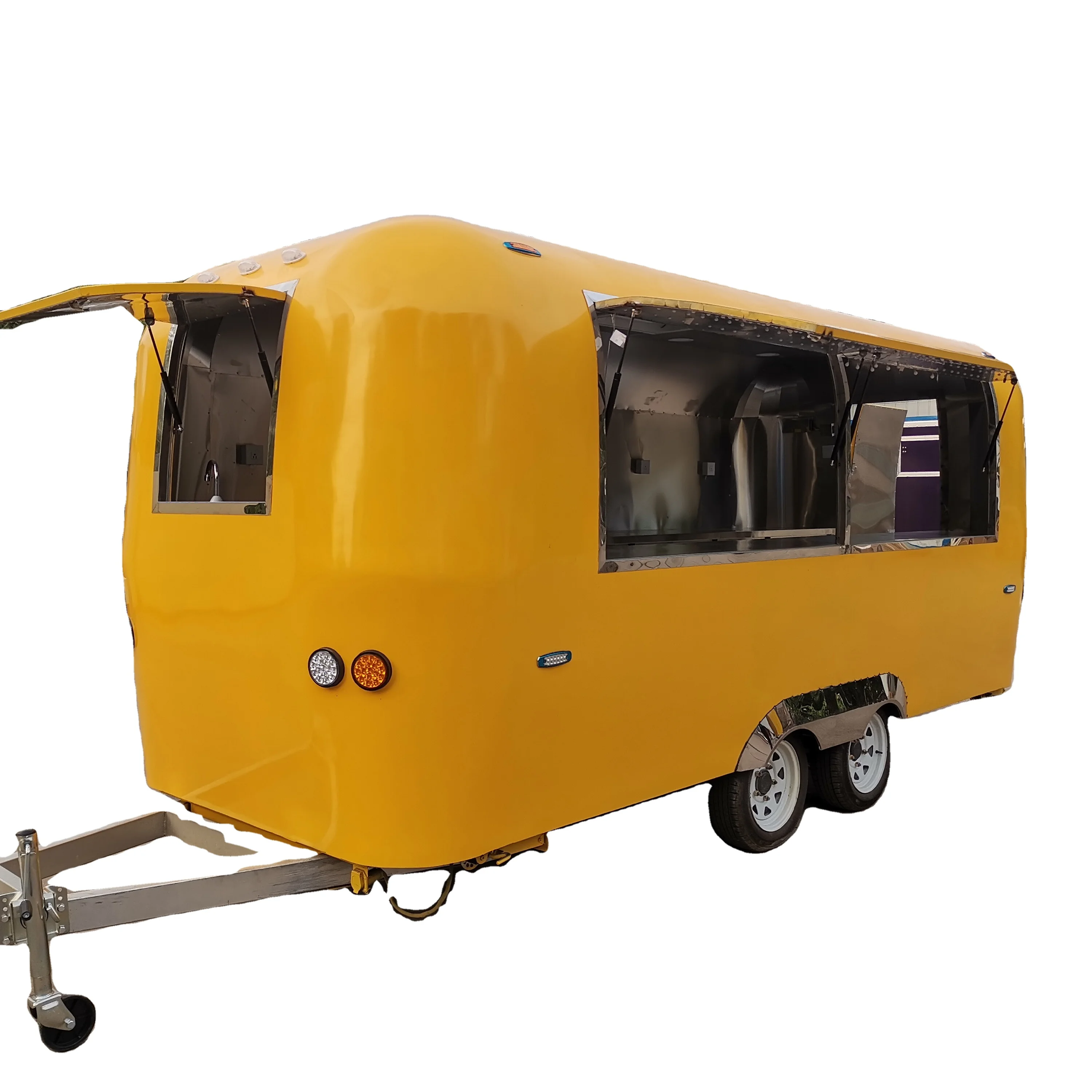 

OEM Customized Food Trailer Mobile Kitchen Food Truck for Sale Catering Food Vans with CE Certification