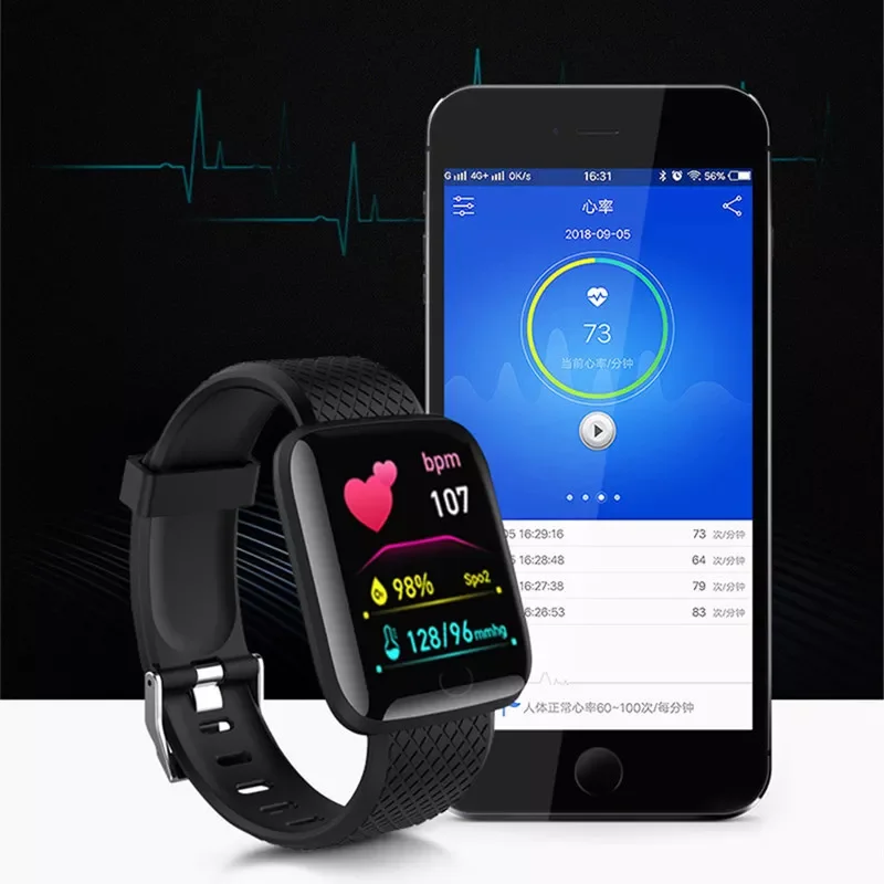 

Men Women Smart Watch Blood Pressure Waterproof Smartwatch Heart Rate Monitor Fitness Tracker Sport Watches Wristwatch Bluetooth