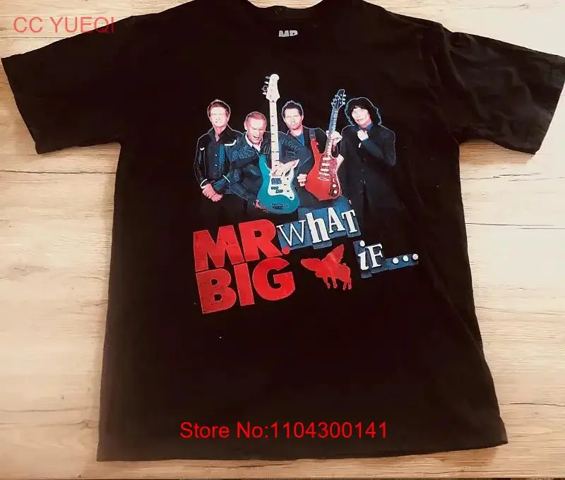 Футболка Mr. Big Paul Gilbert What If хлопковая футболка размер S-4XL 3A527