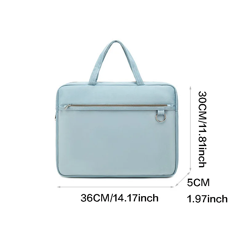 Refreshing Cute Girl Briefcase Large-capacity Data Test Paper Storage Bag Multifunction Document Organize Handbag Accessories