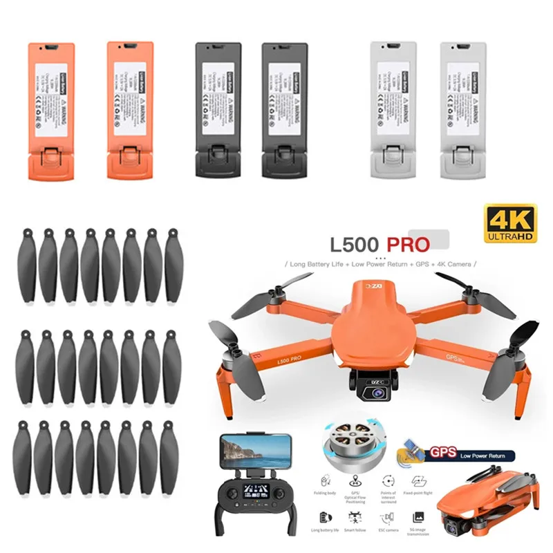 

L500 PRO Drone Battery 7.4V 2200mAh Battery/Propeller For L500 PRO RC Drone Accessories L500PRO L500 PRO Dron Battery L500 Toys