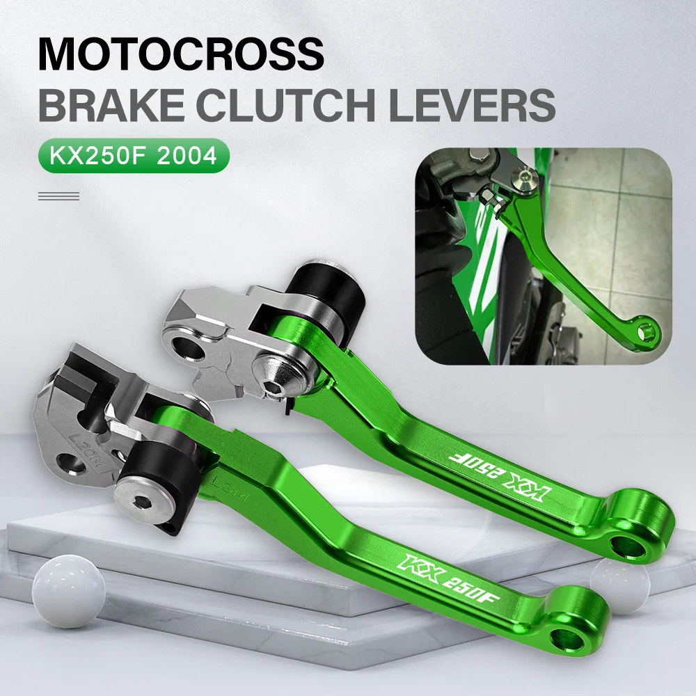 

Motocross Pivot Brake Clutch Levers For Kawasaki KX250F KX 250F KX250 F 2004 Motorcycle Accessories Dirt Bike Handle Lever