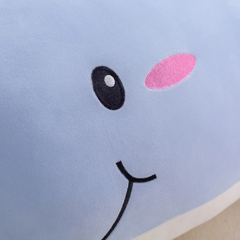 Креативная мягкая плюшевая игрушка-Кит голубого и розового цветов декоративные