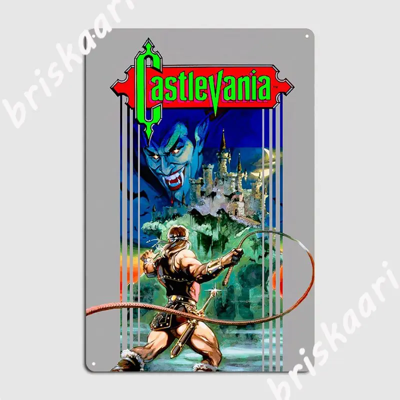 Металлические вывески Castlevania Nes для кухни кинотеатра