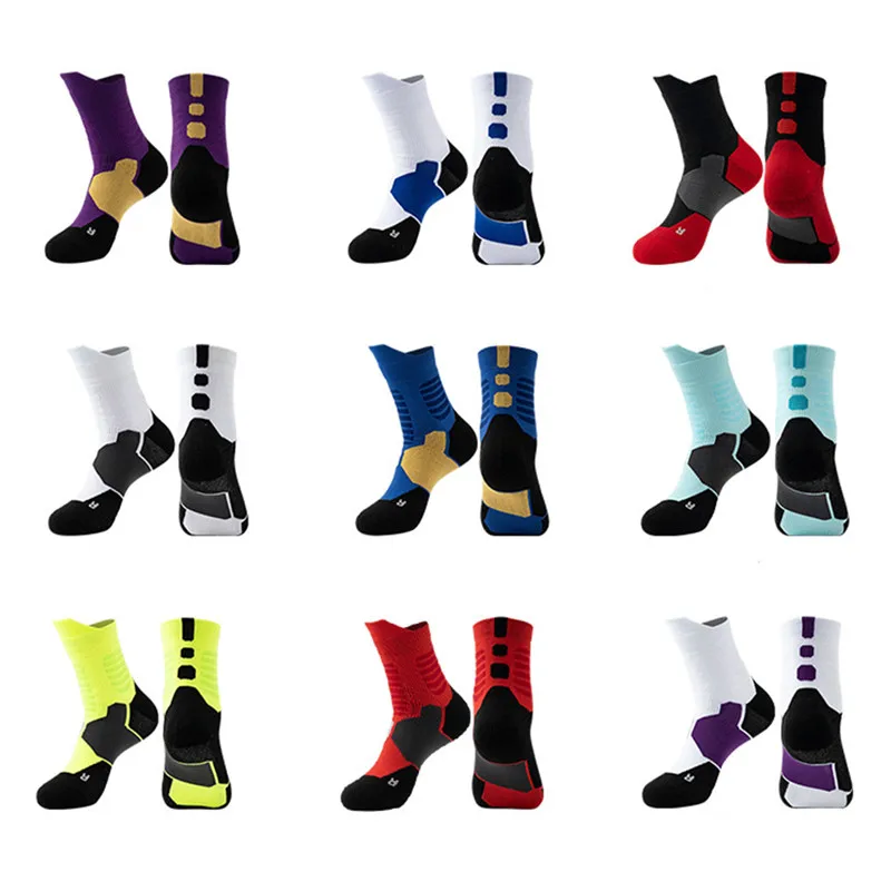 

Носки для бега, мужские и женские профессиональные спортивные носки, быстросохнущие носки для активного отдыха, марафона, баскетбола, езды на велосипеде, футбола