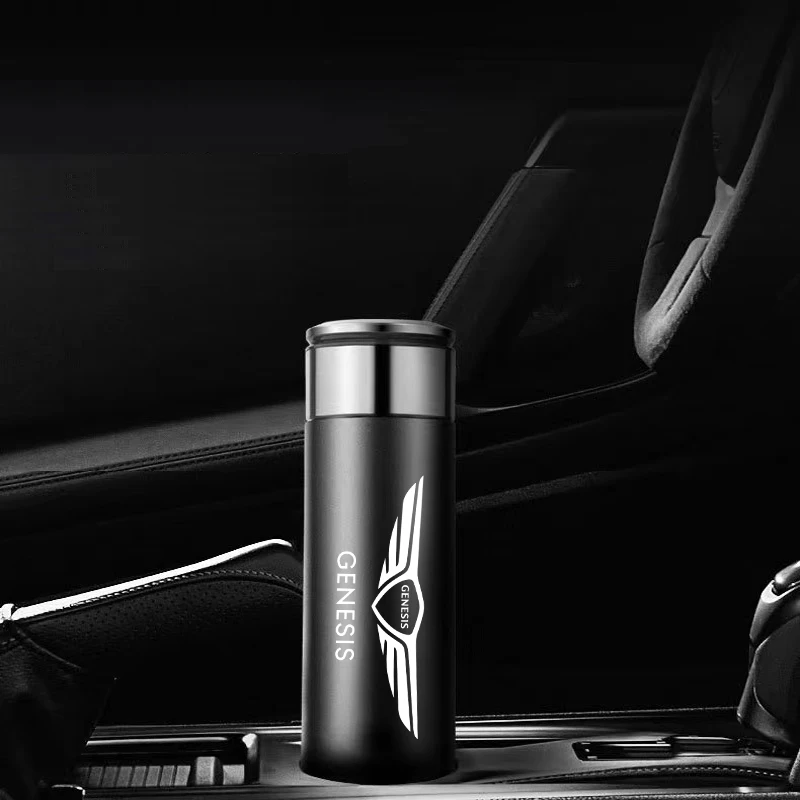 

Автомобильный термос Hyundai, 520 мл, креативная деловая чашка для воды из нержавеющей стали, подходит для автомобилей Hyundai GENESIS g80 g70 g90 gv80