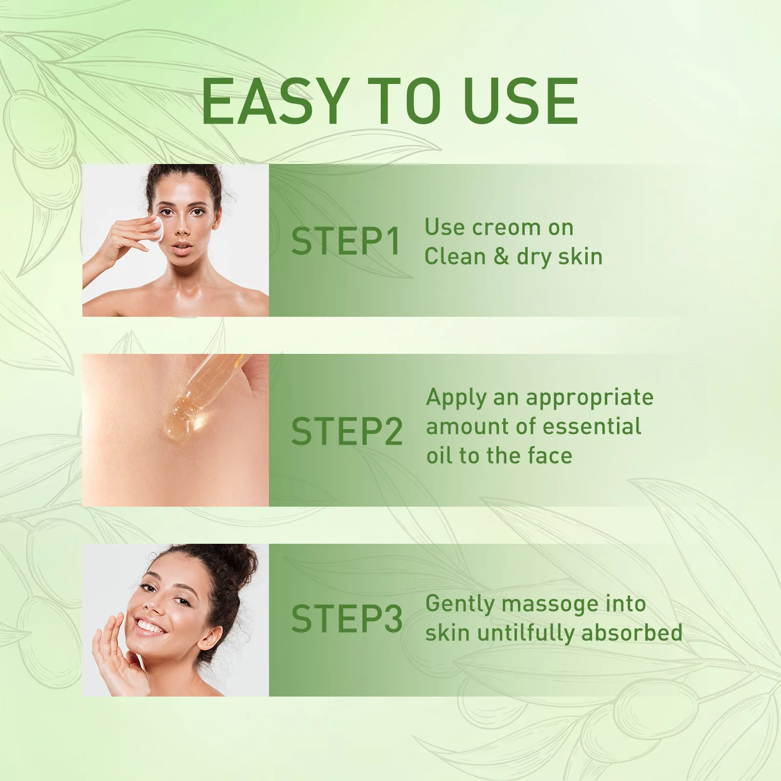 Лучшая цена оливковая сетка Jaysuing эссенция Pox of Life аккуратно увлажняет кожу лица