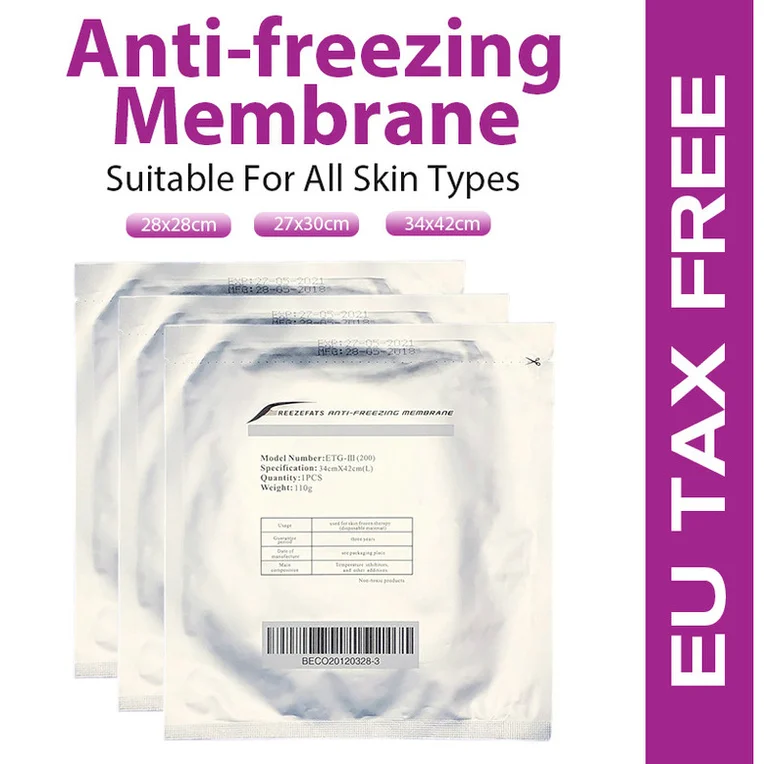 

Membrane Pad For Fat Freezing Machine 2 Handles Cellulite Remove Cool Technology Fat Reduction For Salon Use