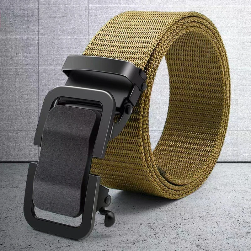 Ремень мужской из искусственной нейлоновой ткани автоматический спортивный