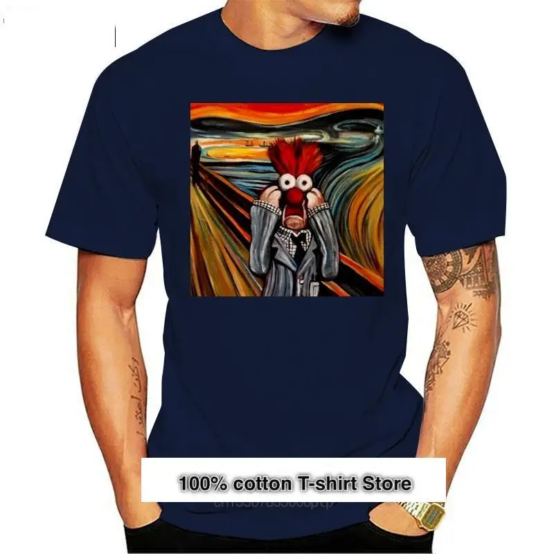Фото Camiseta Retro для взрослых, nueva playera de The Muppet Show Beaker Meep №1