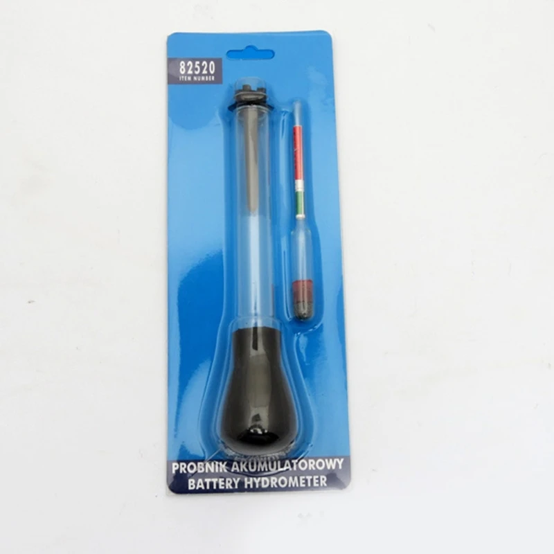 

Battery Hydrometer Tester High Precision 0.005 Rubber Suction Type Electro-hydraulic Density Meter Acid Electrolyte Test
